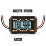 Voltmeter, wattmeter, ammeter, multifunctional, digital multimeter, 4.8 - 60 V, 200 A, model ND11, black color